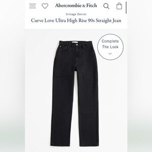 Abercrombie & Fitch 90s Straight Jean